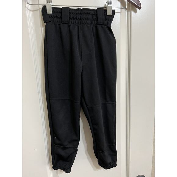 Women's Softball Pants with Belt Loops Black Size Medium - Picture 1 of 5